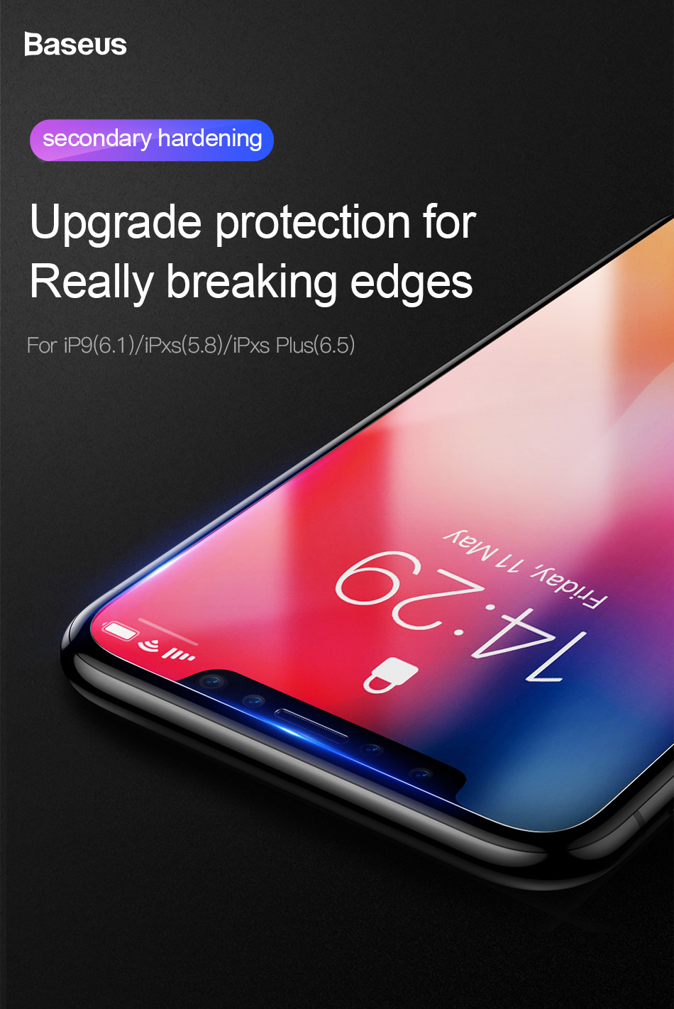 Baseus-Upgrade-Full-Glass-Screen-Protector-For-iPhone-XR-015mm-Scratch-Resistant-Tempered-Glass-Film-1369090-1